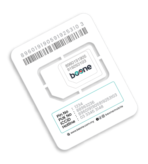 BeONE SIM pack